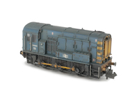 A picture of 08882 faded with yellow buffer beams. Details added: etched work plates, renumbered, semi detailed buffer beam at both ends, driver and BR arrows moved.