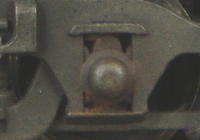 A picture of Close up shot of bogies