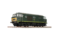 A picture of D7054 with detailed buffer beam, renumbered with metal numbers, etched work plates and change of headcode,