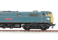 A picture of 86103 Conversion to a 86/1 with different side frames, viewing box added to roof, extra light on nose, box added to battery box, renumbered with etched nameplate, detailed buffer beam at one end and pommel added to nose end handrail.
