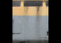 A picture of Close up of dirt streaks.