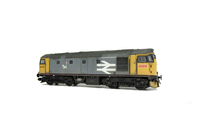 A picture of 26032 with modified livery to white cantrail version, Added details include: snowploughs, renumbered, battery box cables added. speedo cable added to one bogie, body window frames taken off and made flush, moulded front handrails replaced with wire versions, brass buffers, driver, detailed buffer beam at one end and special effects on doors with paint peeling.