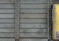 A picture of Queen Mary Brake with lot's of special effects including fading and paint peeling. Detailed buffer beam at one end.