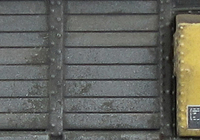 A picture of Queen Mary Brake with lot's of special effects including fading and paint peeling. Detailed buffer beam at one end.