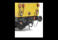 A picture of 87035 'Robert Burns' made from a TPM resin body kit. Added details include wire nose end handrails with pommels, wire jumper cables, etched nameplates, respray to BR Blue with flush glazing, detailed buffer beam at one end, brass buffers and added details to roof area.