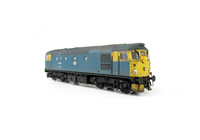 A picture of 26044 Conversion to disc headcode with high intensity headlights, full respray into correct shades, renumbered, disc catches, special effect of paint peeling on doors, rectangular steps with helical spring bogies, circular brass buffers, single centre extra headlight, snow ploughs, speedo cable, boiler control access hatch removed, wire nose handrails, no rubber window surrounds, side body windows made flush, driver fitted and detailed buffer beam at one end.