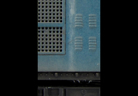 A picture of Close up of lime streak on bodyside.