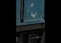 A picture of Close up of paint flaking on door which is often seen on a class 26.