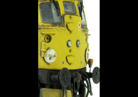 A picture of Close up of disc headcode conversion including high intensity headlights with disc catches added and window surrounds taken off as per the prototype.