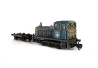 A picture of 03370 Full respray into BR Blue livery with body modifications. Side steps taken off and made flush, renumbered, semi detailed buffer beam at both ends and driver fitted.