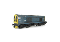 A picture of 20171 with cab end plate modifications. Roof grills replaced with much finer etched fan and grill, bogie modification to reduce the gap between body and bogies, renumbered, snowplough, horn grill covers made finer, detailed buffer beam at one end and semi detailed at coupling end, finer side frame steps, speedo cable added, buffer beam squared off at detailed end and headcode surrounds made prominent.