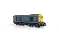 A picture of D8314 with headcodes changed, roof grills replaced with much finer etched fan and grill, bogie modification to reduce the gap between body and bogies, renumbered, horn grill covers made finer, semi detailed buffer beam at both ends, finer side frame steps, speedo cable added, and headcode surrounds made prominent.