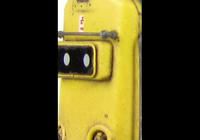 A picture of Close up of thinned down air horn covers and headcode surrounds made more prominent.