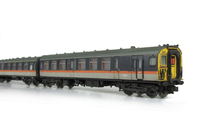A picture of Class 411 with full respray into 'Jaffa Cake' livery although remaining in an unrefurbished condition