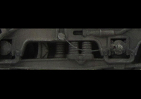 A picture of Close up of added speedo cable
