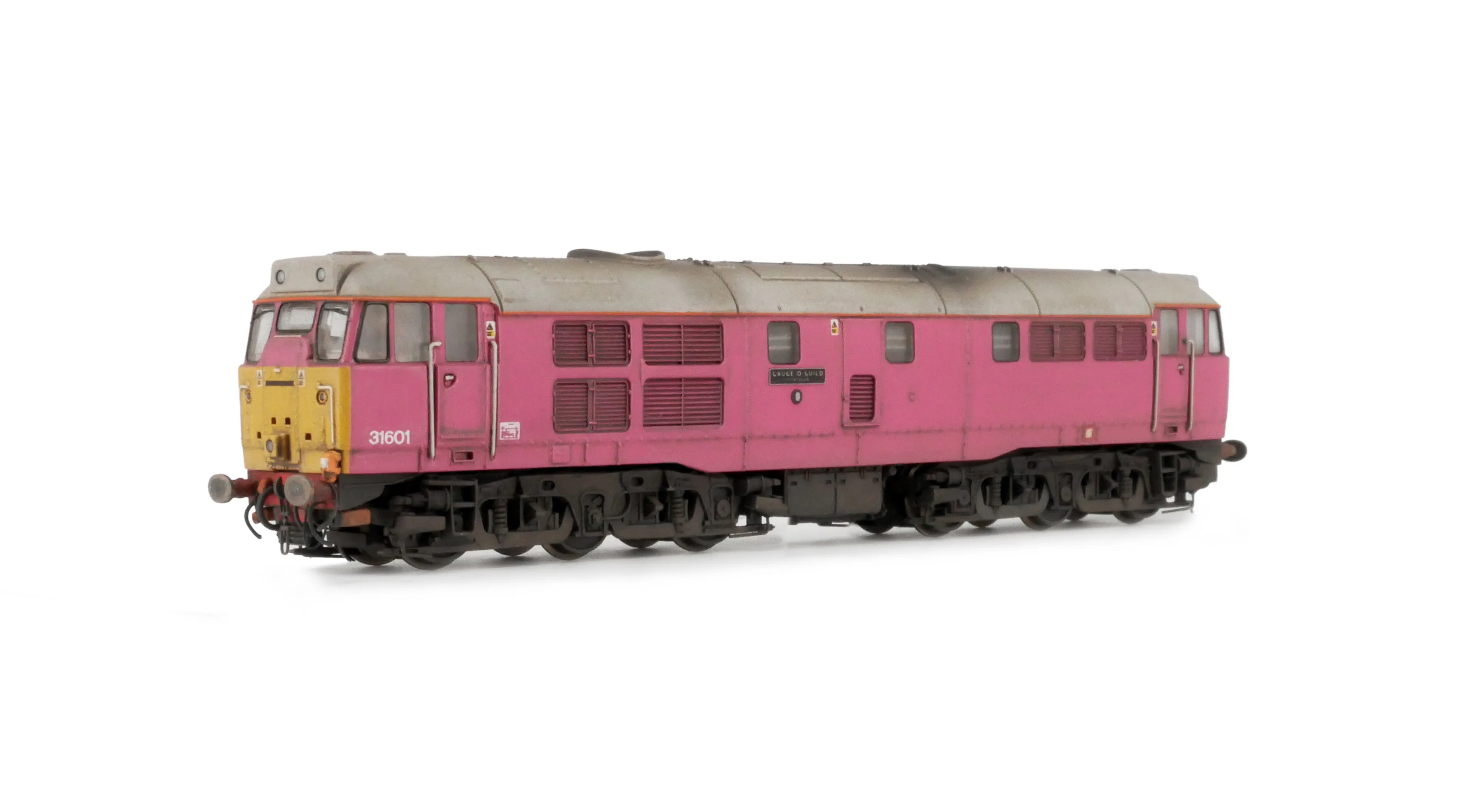 Class 31 601 in faded RES pink livery