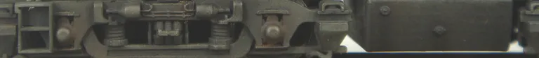 Close up shot of bogies
