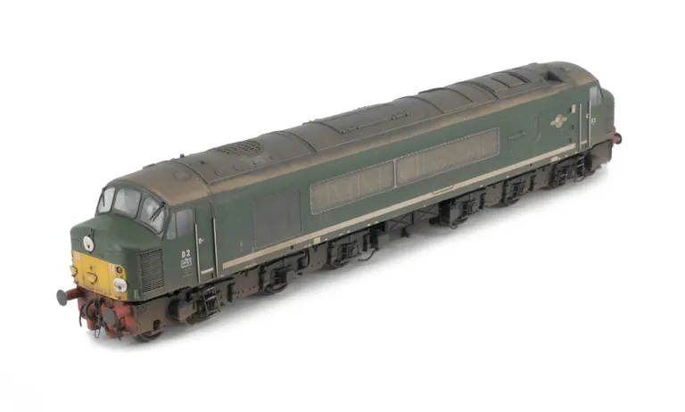 D2 Details include: etched work plates and nameplates, driver, slimmed down etched headcode discs with extra catches added, more accurate etched 3D fan and grill and detailed buffer beam at one end and semi detailed at coupling end.