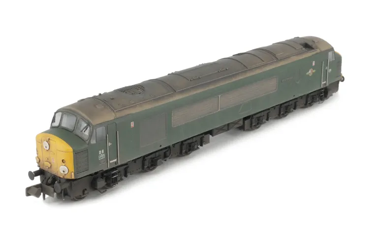 D6 Details include: renumbered, buffers painted black, etched work plates and nameplates, slimmed down etched headcode discs with extra catches added, more accurate etched 3D fan and grill and semi detailed buffer beam at both ends.