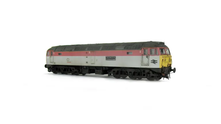 47972 Full respray into Technical Services livery. Details include finer ariels, body lowered, etched fan and grills, lamp marker pods on nose, etched nameplates, renumbered, detailed buffer beam at one end, semi detailed buffer at coupling end, moulded n
