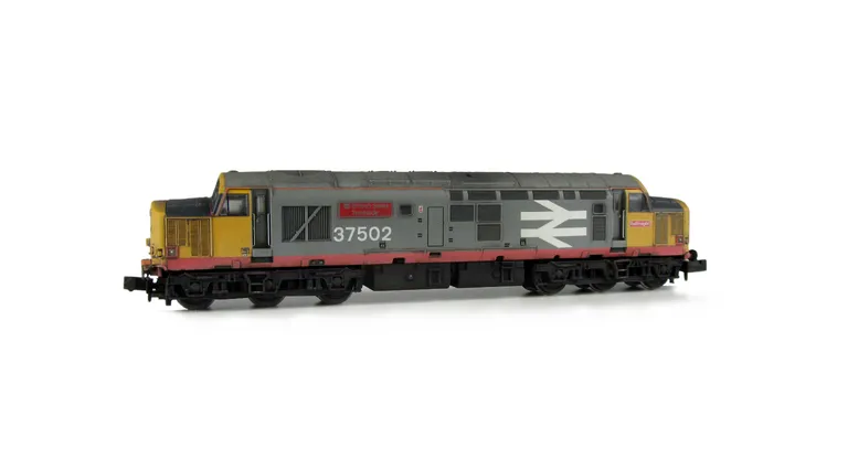 37502 with faded paintwork. Other details include bogie modification to reduce gap between body and bogies, renumbered, semi detailed buffer beam at one end and etched nameplates.