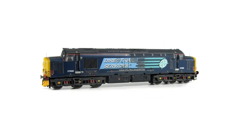 37688 Details include bogie modification to reduce gap between body and bogies, moulded roof grill replaced with 3D etched fan and grill, finer aerial, speedo cable added, some foot trad removed, driver, renumbered, detailed buffer beam at one end and sem