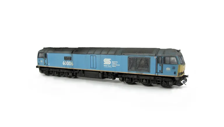 60006 with faded body, detailed buffer beam at one end, etched nameplates and driver fitted.