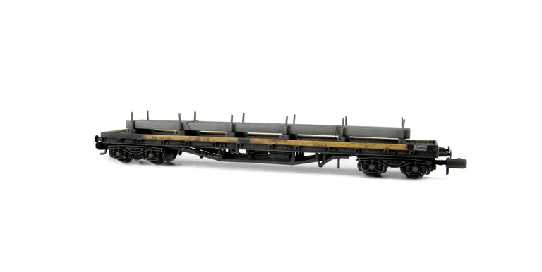 BDA Wagon with special effects of paint peeling and rust. Load added with straps.