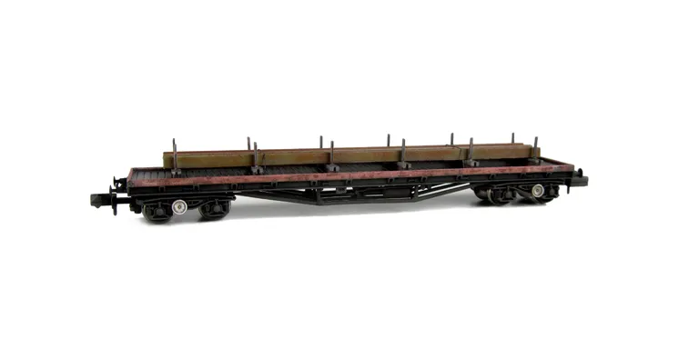 BDA Wagon with special effects of paint peeling and rust. Load added with straps.
