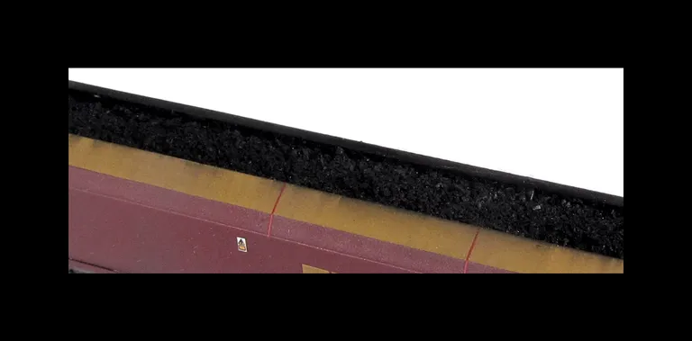 Close up of scale coal