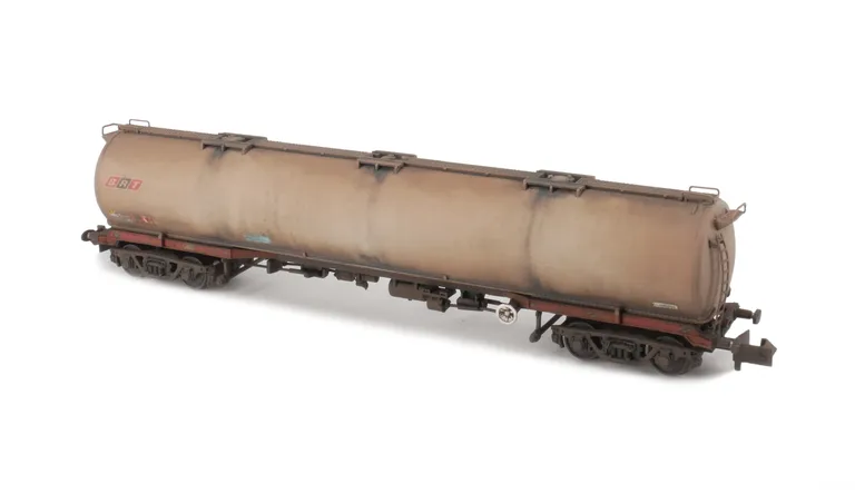 Heavily weathered and new decals added