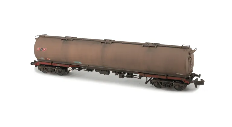 Heavily weathered and new decals added.