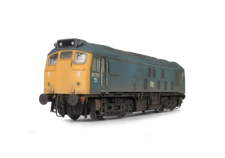 25225 with detailed buffer beam at one end, nose end handrails replaced with finer versions and speedo cable added to one bogie