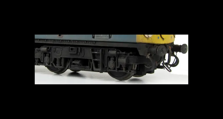 Close up of class 26 bogies.