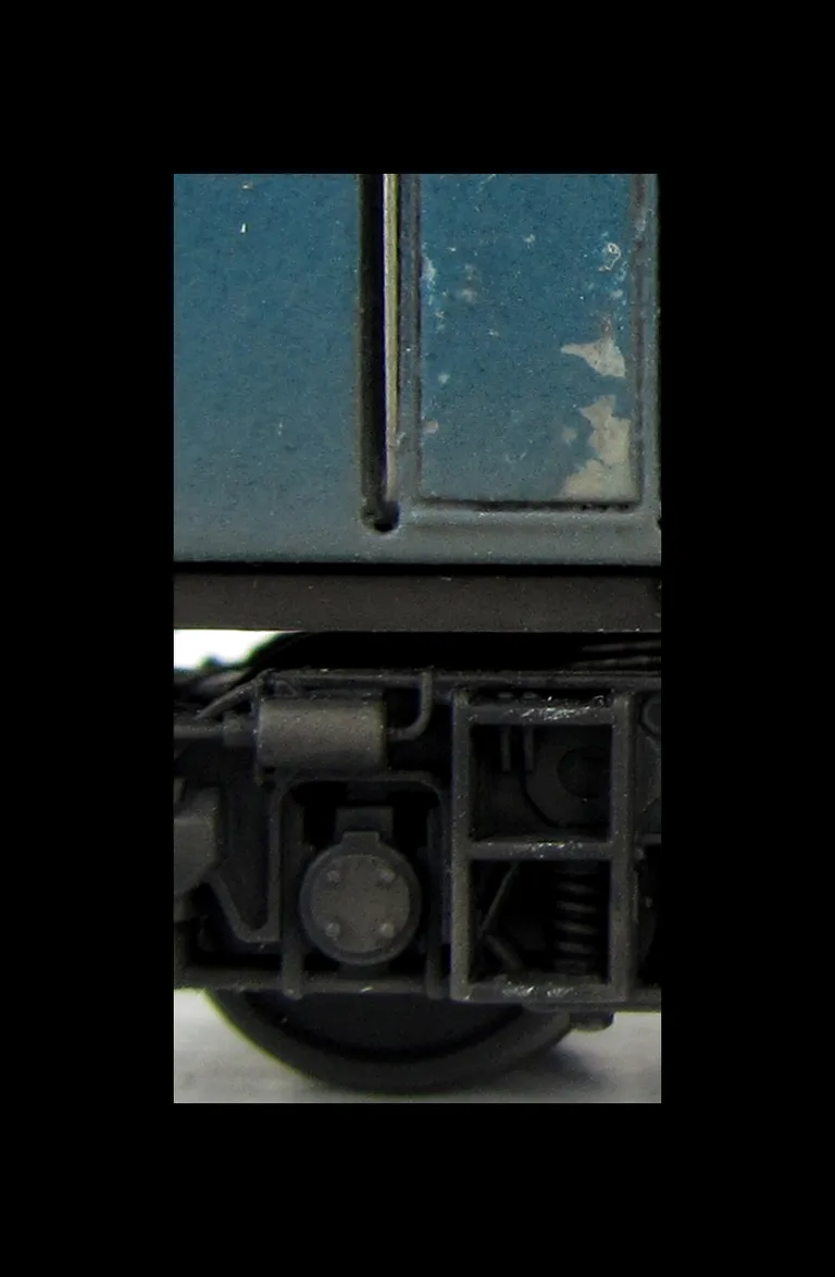 lose up of paint flaking on door which is often seen on a class 26.