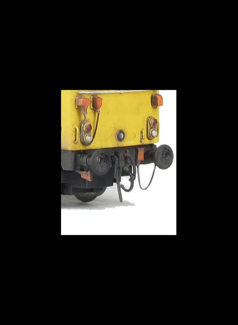 87035 'Robert Burns' made from a TPM resin body kit. Added details include wire nose end handrails with pommels, wire jumper cables, etched nameplates, respray to BR Blue with flush glazing, detailed buffer beam at one end, brass buffers and added details