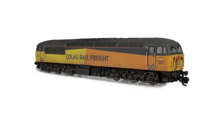56094 with semi detailed buffer beam at both ends, nose end handrails converted to double version, aerials added, renumbered, sandboxes replaced with more accurate and detailed versions, high intensity headlight changed, moulded roof grills replaced with 