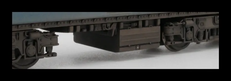 Close up of modified battery box with removal of water tanks.