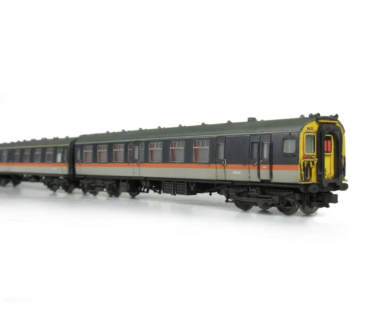 Class 411 with full respray into 'Jaffa Cake' livery although remaining in an unrefurbished condition