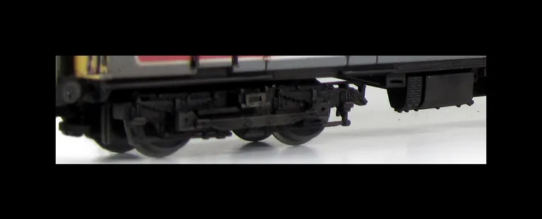 Close up of EMU bogie.