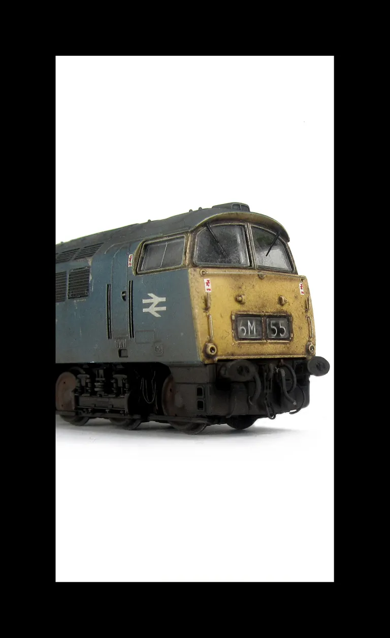 D1015 weathering based on prototype photos of the loco in it&#x27;s final days on the network with heavily faded body and special effects of chipped and mottled paintwork Renumbered with etched nameplates, work plates and running numbers, detailed buffer 