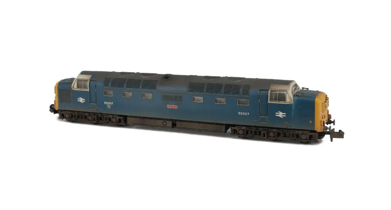 55007 renumbered including livery modifications. Other details include: bogie modification to reduce gap between body and bogies, headcode dots improved with etches. roof grills replaced with much finer etched versions and etched nameplates.