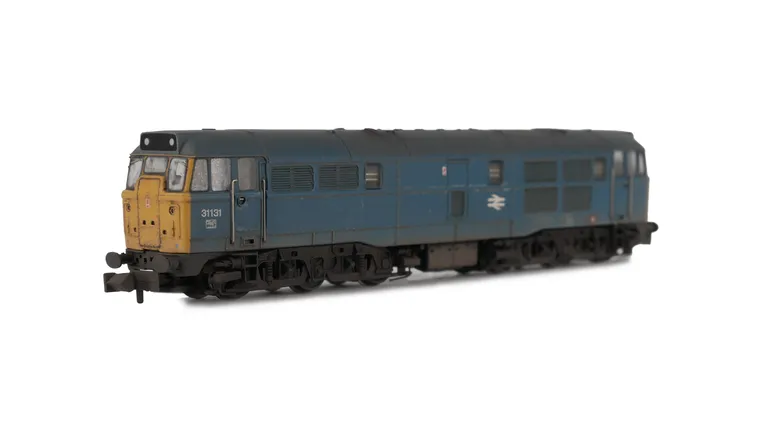 31131 Dilapidated faded version with semi detailed buffer beam at both ends, driver and roof grills replaced with 3D etched fan and grill.