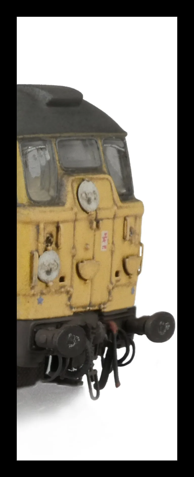 Close up of 'skinhead ' conversion.