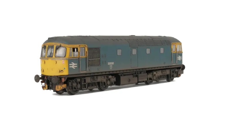 33030 with added details of: footsteps above buffers, snowploughs, detailed buffer beam and driver fitted.