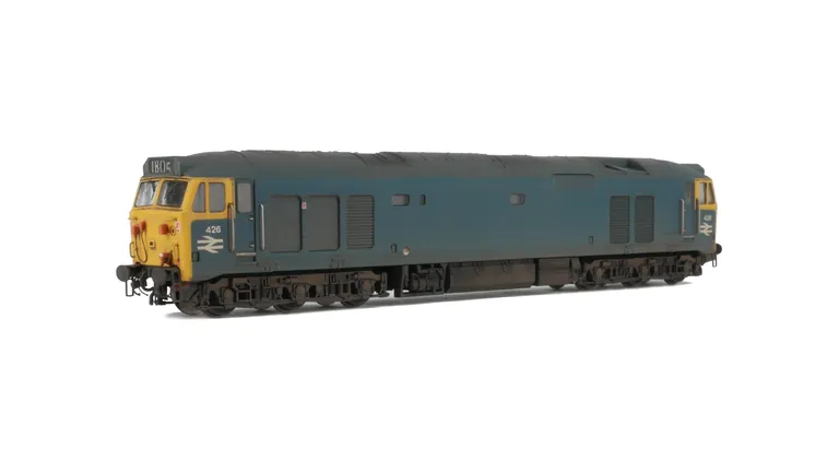 D426 Added details include: renumbered. driver, multiple jumpers added, mu box replaced with correct version, etched work plates, headcode box modified to more prototypical version and detailed buffer beam.