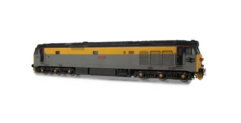 50040 Added details include; snowploughs, painted cab interior, driver, mu cable replaced, multiple jumper socket changed to correct type, speedo cable added, etched plates, moulded roof grills replaced with 3D fan and grill and detailed buffer beam.