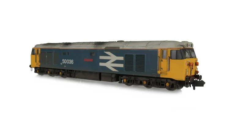 50036  Added details include: cantrail added, etched nameplates, mu cables replaced, roof repainted to lighter shade of grey, wireless antennae added and moulded roof grills replaced with 3D fan and grill.
