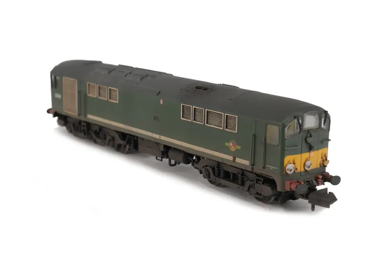 D5708 Renumbered with semi detailed buffer beam at both ends, SYWP added, finer etched roof grills and fans and thinned down headcode discs added